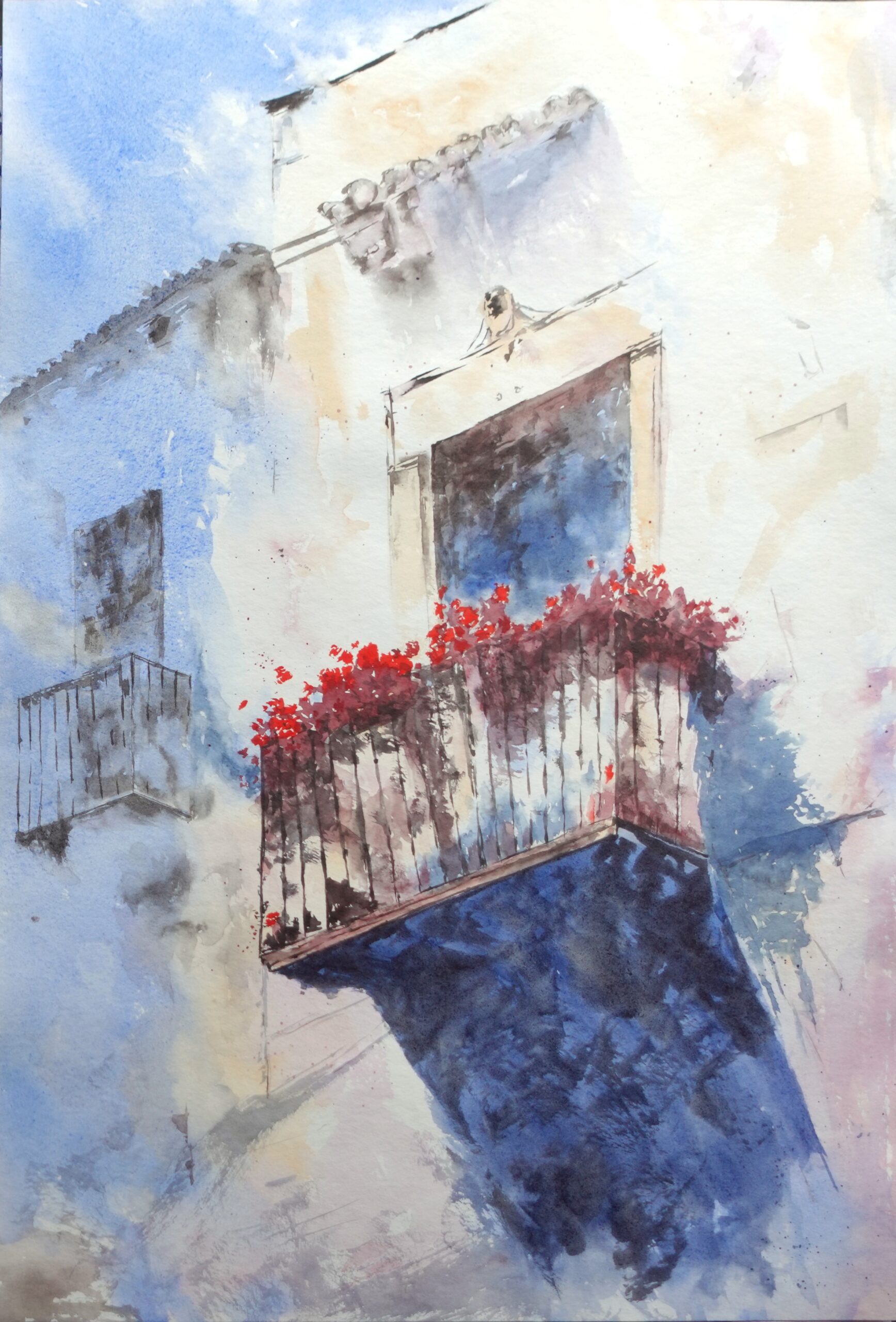 Balcón en silencio 32x56cm