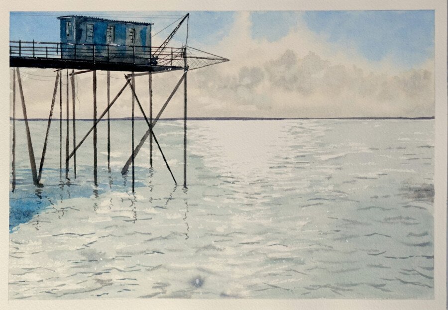 La espera 21x30cm