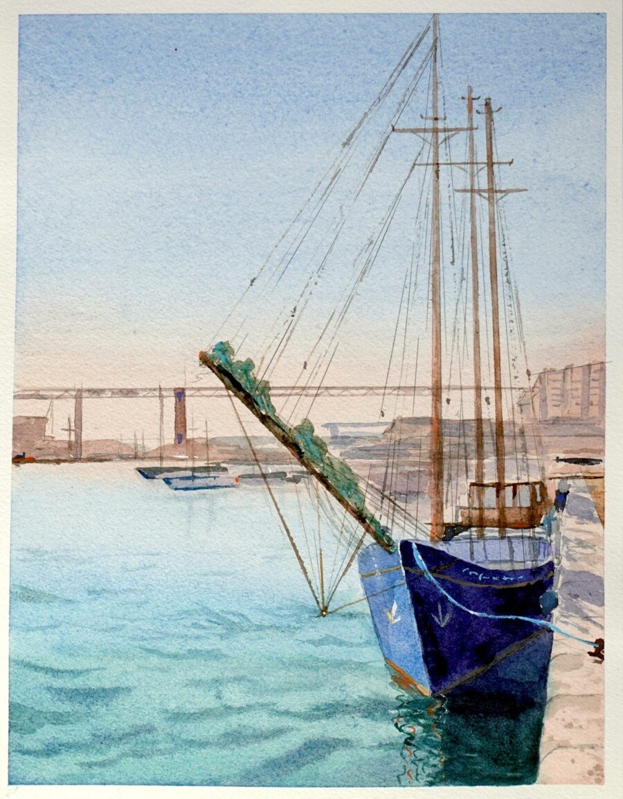 Puerto quieto 21x30cm