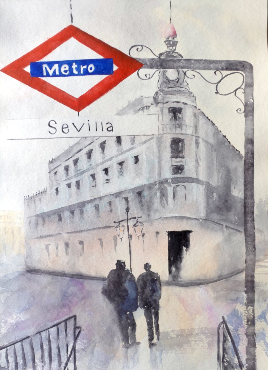 Donde empieza Madrid 50 x 35